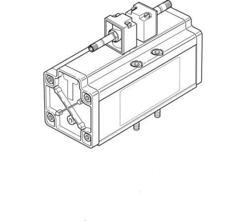 Распределитель с электромагнитным управлением Festo MFH-5/3G-D4