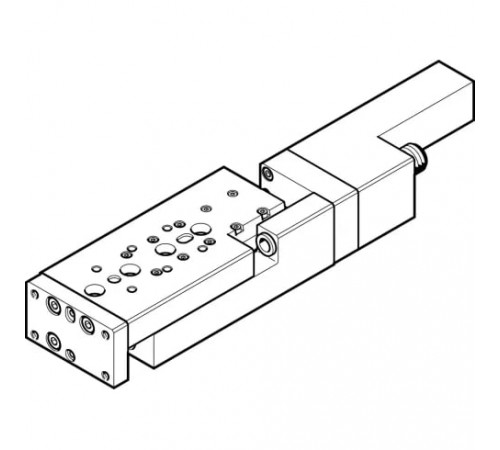 Мини-суппорт Festo SLTE-10-50-LS-G04