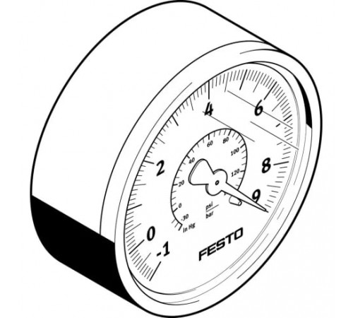 Вакуумметр Festo VAM-63-V1/9-R1/4-EN