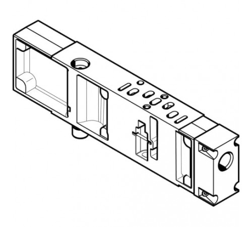 Вертикальная плита питания воздухом Festo VABF-S4-2-P1A14-G18