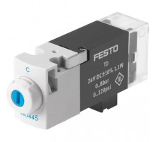 Распределитель с электромагнитным управлением Festo MHA1-M1LH-3/2G-0,6-PI