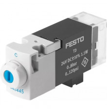 Распределитель с электромагнитным управлением Festo MHA1-M1LH-3/2G-0,6-PI