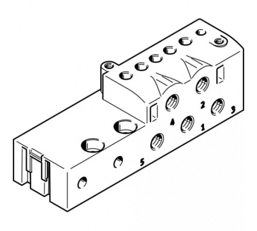 Монтажная плита Festo MHA2-AS-5-M5