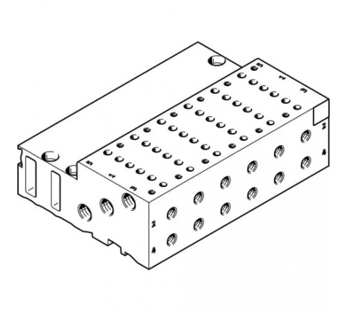 Плита для блочного монтажа Festo MHA2-PR6-5-M5