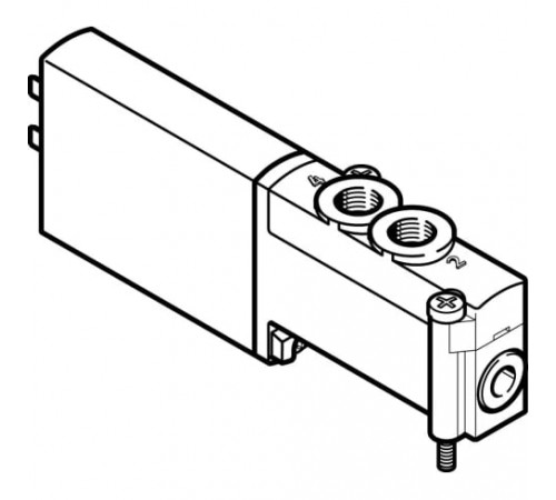 Распределитель с электромагнитным управлением Festo MHP2-MS1H-5/2-M5