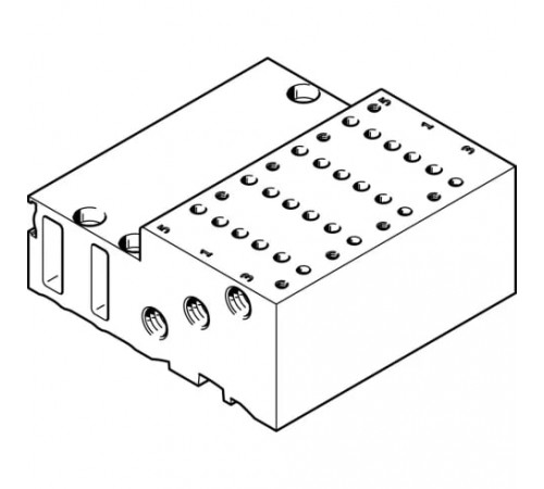 Плита для блочного монтажа Festo MHP2-PR4-5