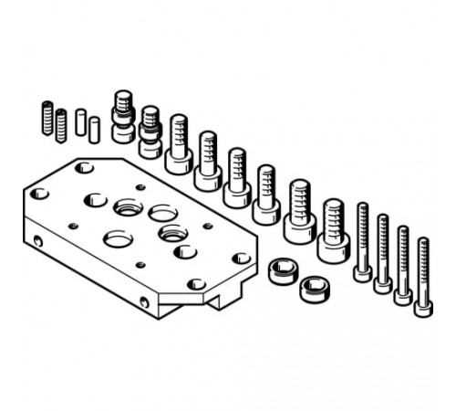 Адаптерная плита для параллельного захвата Festo HAPG-51