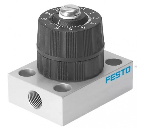 Прецизионный дроссель с обратным клапаном Festo GRP-70-1/8-AL