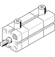 Компактный пневмоцилиндр Festo ADN-20-EL