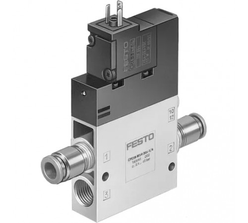 Распределитель с электромагнитным управлением Festo CPE18-M1H-3GL-QS-10