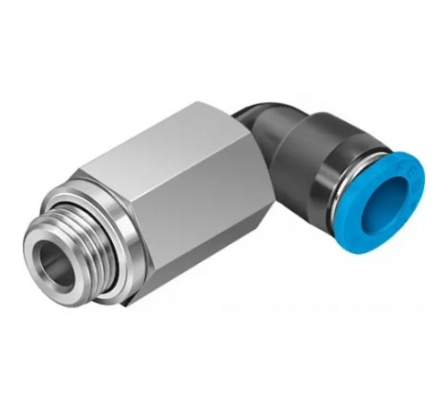 Штуцер цанговый угловой удлиненный Festo QSMLL-G1/8-4