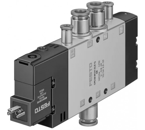 Распределитель с электромагнитным управлением Festo CPE18-M1H-5LS-QS-10