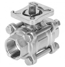 Шаровой кран Festo VZBE-1/4-T-63-T-2-F0304-V15V15 Ру63 Ду8 (PN63 DN8)