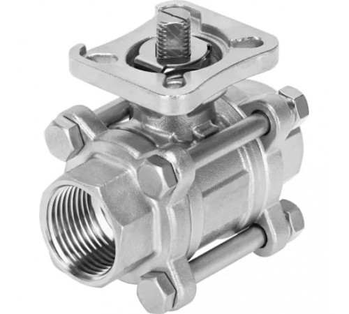 Шаровой кран Festo VZBE-11/4-T-63-T-2-F0405-V15V15 Ру63 Ду32 (PN63 DN32)