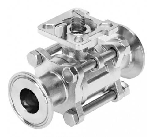 Шаровой кран Festo VZBD-1/2-S1-16-T-2-F0304-V14V14 Ру16 Ду15 (PN16 DN15)