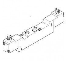Распределитель с электромагнитным управлением Festo MEBH-5/3E-1/8-P-B
