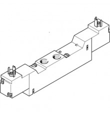 Распределитель с электромагнитным управлением Festo MEBH-5/3B-1/8-P-B