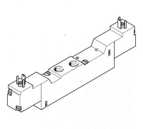 Распределитель с электромагнитным управлением Festo MEBH-5/3B-1/8-P-B