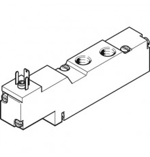 Распределитель с электромагнитным управлением Festo MEBH-5/2-1/8-P-B-110AC