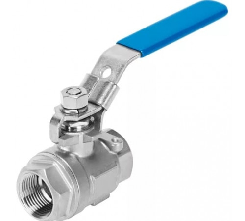 Шаровой кран Festo VZBE-3/8-T-63-D-2-M-V15V15 Ру63 Ду10 (PN63 DN10)