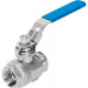 Шаровой кран Festo VZBE-3/8-T-63-D-2-M-V15V15 Ру63 Ду10 (PN63 DN10)
