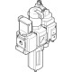 Блок подготовки воздуха, комбинация Festo MSB4-1/4:C3:J120:D14-WP