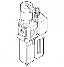 Блок подготовки воздуха, комбинация Festo MSB4-1/4-FRC13:J120M1