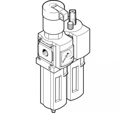 Блок подготовки воздуха, комбинация Festo MSB4-1/4-FRC13:J120M1