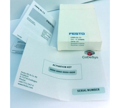 Лицензия программы Festo CDPX-SL-C3