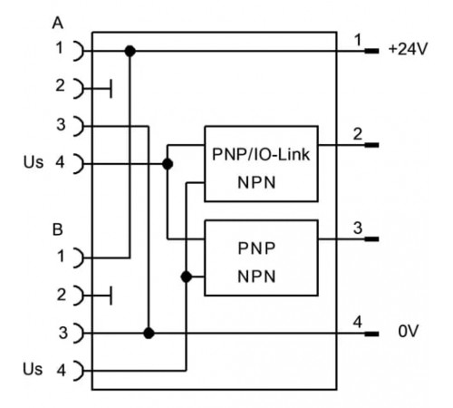 Преобразователь сигнала Festo SCDN-2V-EC4-PNLK-L1