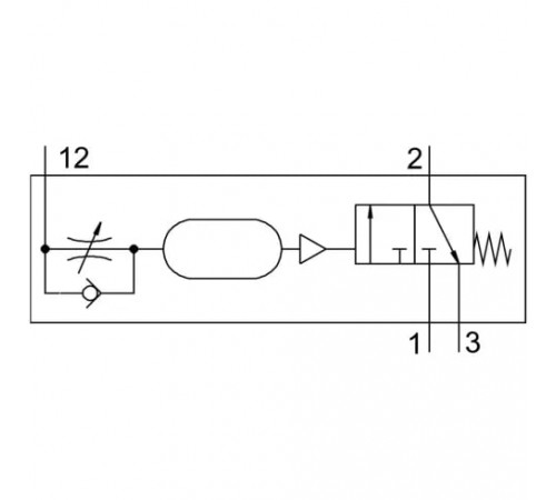 Клапан задержки времени Festo VZA-3-1/4