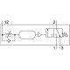 Клапан задержки времени Festo VZA-3-1/4