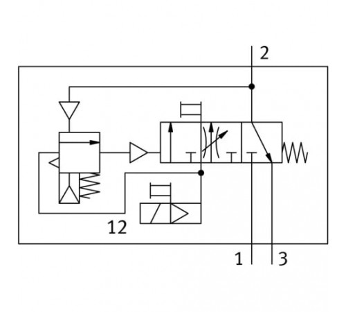 Клапан плавного пуска/быстрого выхлопа Festo MS6-SV-1/2-C-10V24