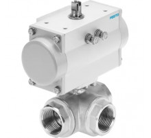 Шаровой кран с приводом Festo VZBM-A-1/2-RP-25-F-3T-B2-PB20 Ру25 Ду15 (PN25 DN15)