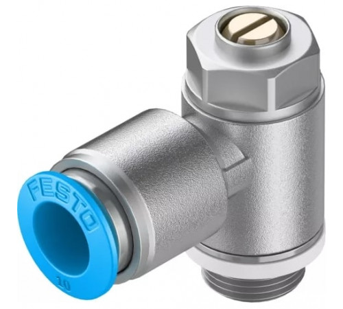 Дроссель с обратным клапаном Festo GRLA-1/4-QS-10-D