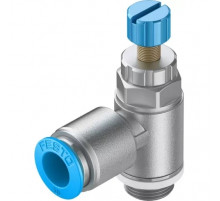 Дроссель с обратным клапаном Festo GRLA-1/4-QS-10-RS-D