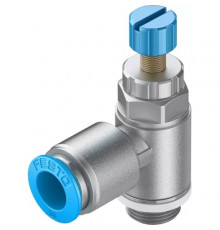 Дроссель с обратным клапаном Festo GRLA-1/4-QS-10-RS-D