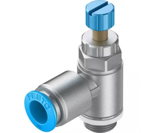 Дроссель с обратным клапаном Festo GRLA-1/4-QS-10-RS-D