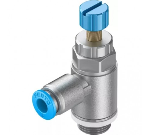 Дроссель с обратным клапаном Festo GRLA-1/4-QS-8-RS-D