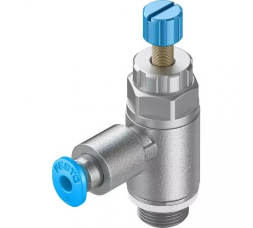 Дроссель с обратным клапаном Festo GRLA-1/8-QS-3-RS-D