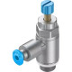 Дроссель с обратным клапаном Festo GRLA-1/8-QS-3-RS-D