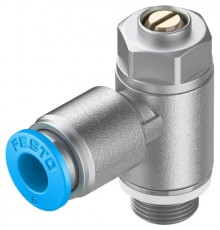 Дроссель с обратным клапаном Festo GRLA-1/8-QS-6-D