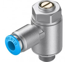 Дроссель с обратным клапаном Festo GRLA-1/8-QS-6-MF-D