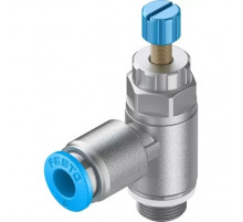 Дроссель с обратным клапаном Festo GRLA-1/8-QS-6-RS-D