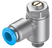 Дроссель с обратным клапаном Festo GRLA-1/8-QS-8-MF-D