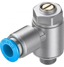 Дроссель с обратным клапаном Festo GRLA-1/8-QS-8-MF-D