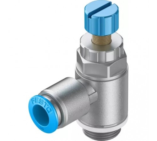 Дроссель с обратным клапаном Festo GRLA-3/8-QS-10-RS-D
