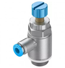 Дроссель с обратным клапаном Festo GRLA-3/8-QS-6-RS-D