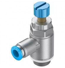 Дроссель с обратным клапаном Festo GRLA-3/8-QS-8-RS-D