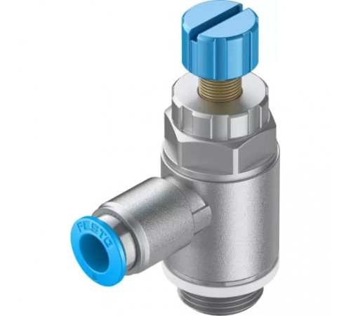 Дроссель с обратным клапаном Festo GRLA-3/8-QS-8-RS-D